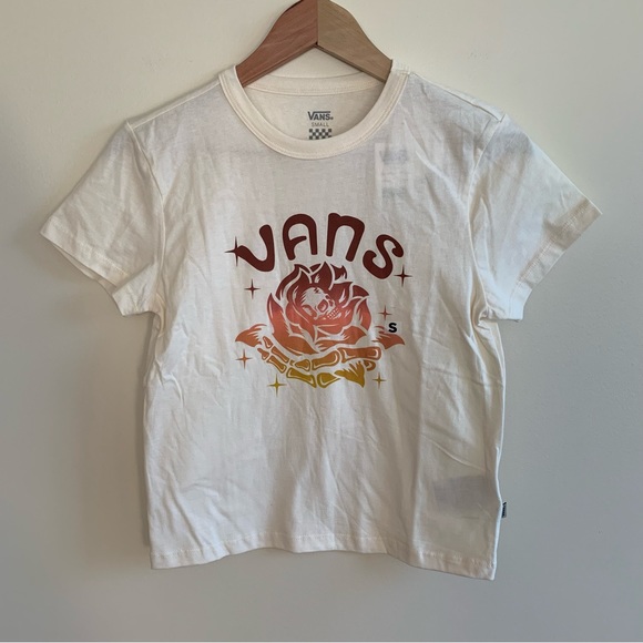 VANS rose mini tee. NWT - Picture 2 of 3